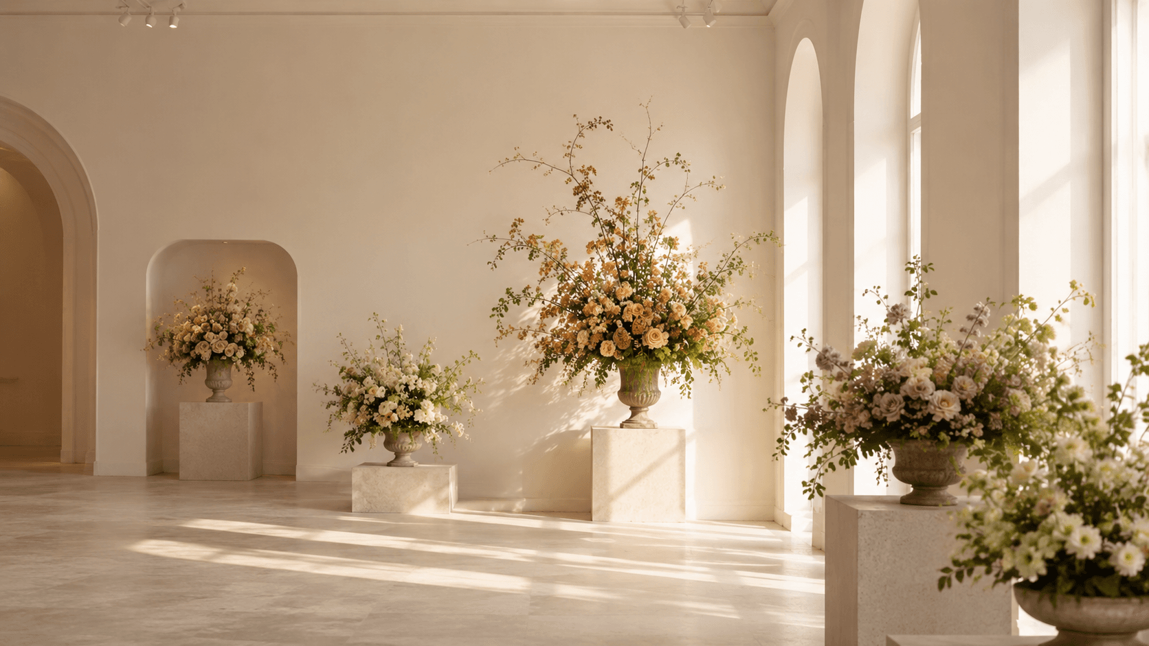 A showcase of floral arrangements from Simply Elegant Florals portfolio