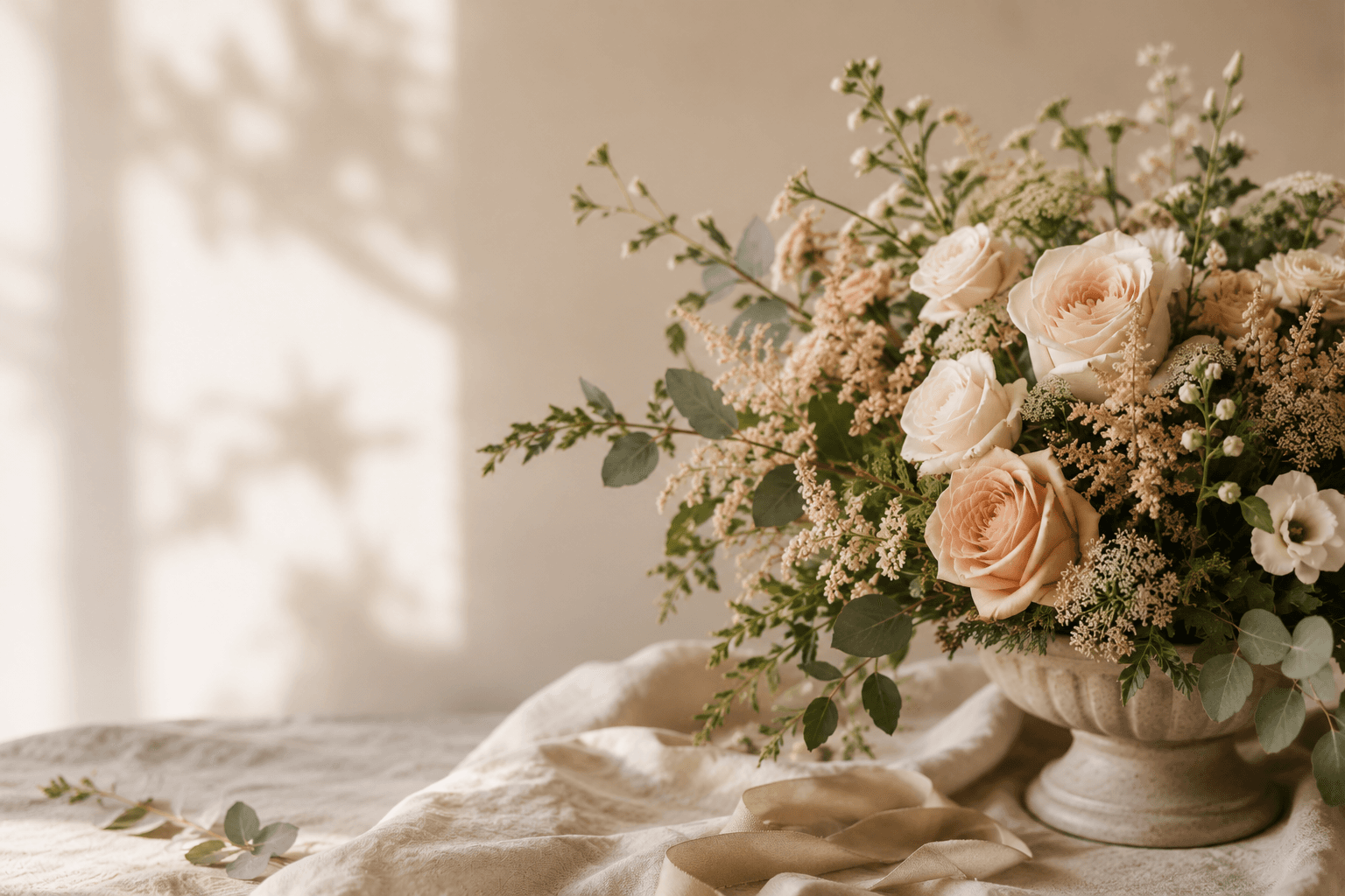 A soft and elegant floral arrangement — Simply Elegant Florals frequently asked questions